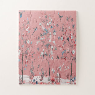 Puzzle Chinoiserie rose