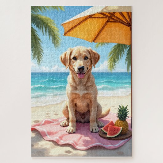 Puzzle Chinook Relaxing Beach Scene (Vertical)