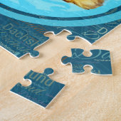 Puzzle Chiot à cheveux longs mignon de teckel (Côté)