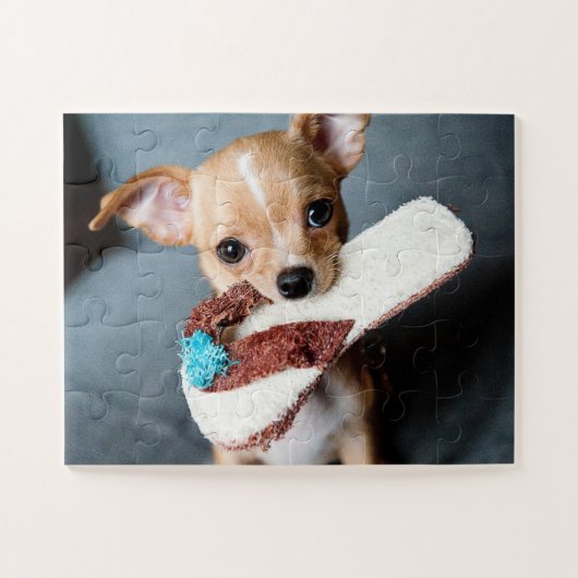 Puzzle Chiot adorable de chiwawa (Horizontal)