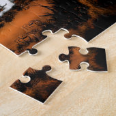 Puzzle Chiot avec chat et chauve-souris noirs, Happy Hall (Côté)