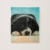 Puzzle Chiot de border collie (Vertical)