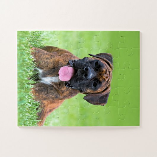 Puzzle Chiot de boxeur (Horizontal)