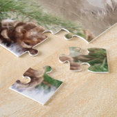 Puzzle Chiot de corgi de Noël (Côté)