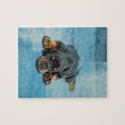 Puzzle Chiot de Dobermann - Pinscher de dobermann (Horizontal)