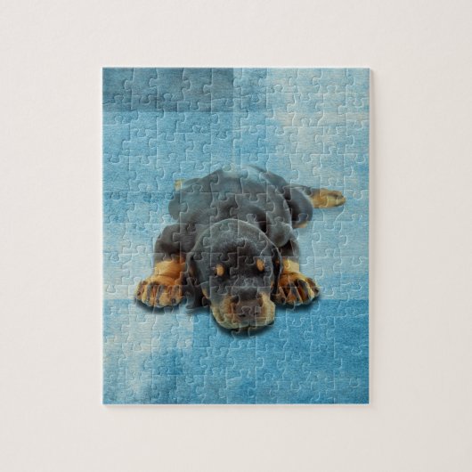 Puzzle Chiot de Dobermann - Pinscher de dobermann (Vertical)