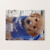 Puzzle Chiot de golden retriever (Horizontal)