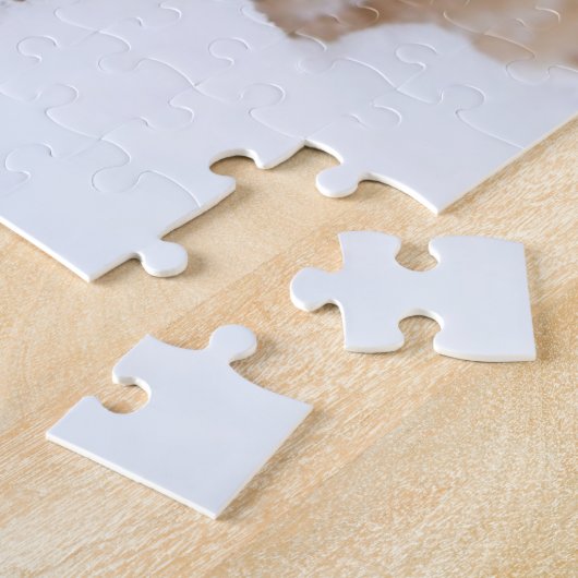 Puzzle Chiot De Goldendoodle Avec La Neige À La Face (Côté)