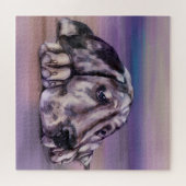 Puzzle Chiot de l'Harlequin (Horizontal)