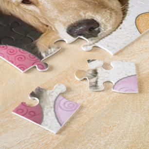Puzzle Chiot de Pâques Golden Retriever