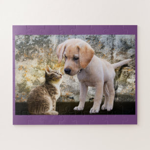 Puzzle Chiot et chaton