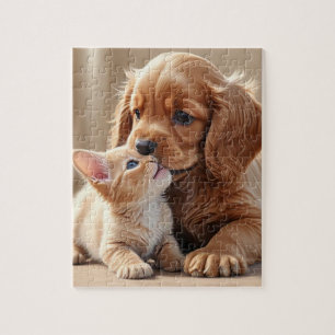 Puzzle Chiot et Kitten