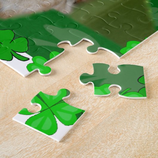 PUZZLE CHIOT IRLANDAIS ! CHIEN D'ARRÊT ST PATRICK DE (Côté)