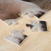 Puzzle Chiot jaune de Labrador de bébé s'étendant sur le (Côté)