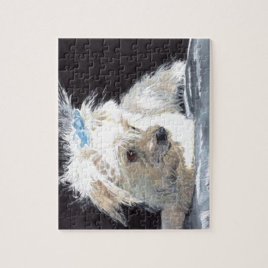 Puzzle Chiot maltais (Vertical)