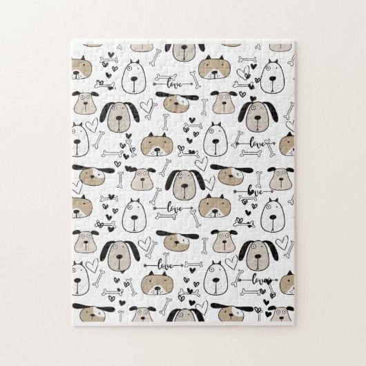 Puzzle Chiot Mignon Chien (Vertical)