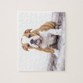 Puzzle Chiot mignon de bouledogue (Vertical)