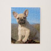 Puzzle Chiot mignon de bouledogue français (Vertical)