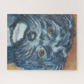 Puzzle Chiot noir de Havanais doux (Horizontal)