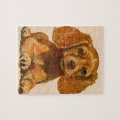 Puzzle Chiot spaniel cocker des années 1940 - La coupe de (Horizontal)