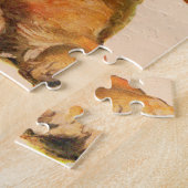 Puzzle Chiot spaniel cocker des années 1940 - La coupe de (Côté)