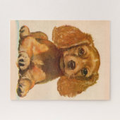 Puzzle Chiot spaniel cocker des années 1940 - La coupe de (Horizontal)