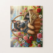 Puzzle Chiote de Berger Allemand (Vertical)