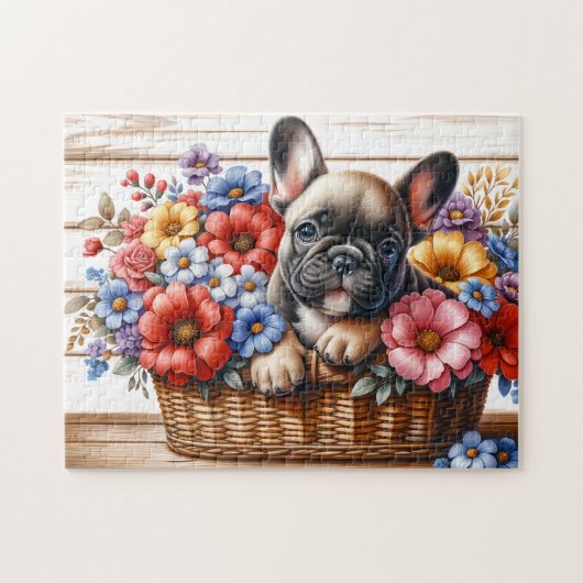 Puzzle Chiots Bouledogue Français (Horizontal)