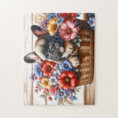 Puzzle Chiots Bouledogue Français (Vertical)
