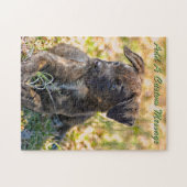 Puzzle Chiots Bringés et Oignon Sauvage (Horizontal)