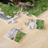 Puzzle Chiots faisant la lessive (Côté)