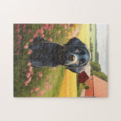Puzzle Chiots Labrador Retriever Noir (Horizontal)