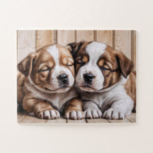 Puzzle Chiots mignons