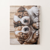 Puzzle Chiots mignons (Vertical)