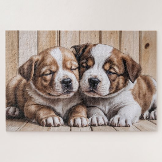 Puzzle Chiots mignons (Horizontal)