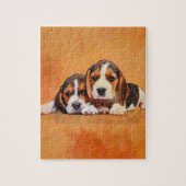 Puzzle Chiots mignons de beagle (Vertical)