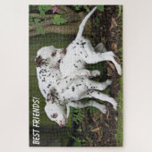 Puzzle Chiots mignons jouant (Vertical)