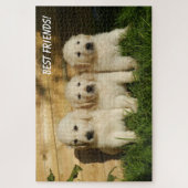 Puzzle Chiots mignons jouant (Vertical)