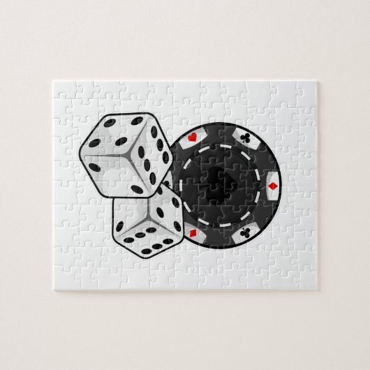 Puzzle Chip & Dice pour Poker (Horizontal)