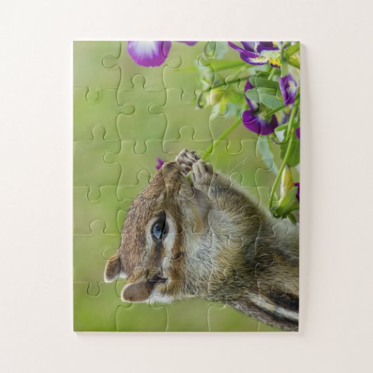 Puzzle Chipmunk (Vertical)