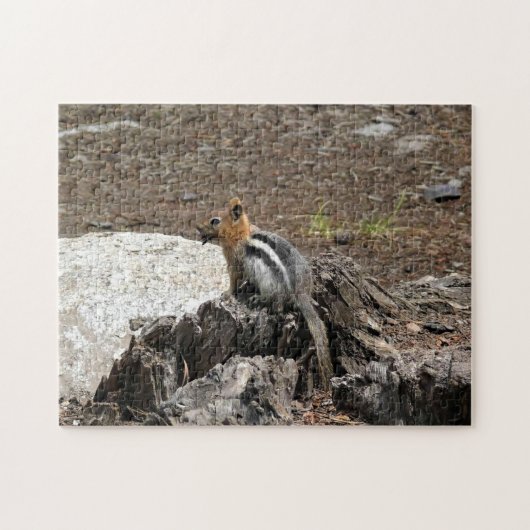 Puzzle Chipmunk à Yosemite, Californie (Horizontal)