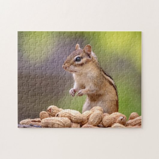 Puzzle Chipmunk aux cacahuètes (Horizontal)