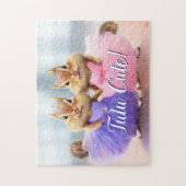 Puzzle Chipmunk Ballerina Duo (Vertical)