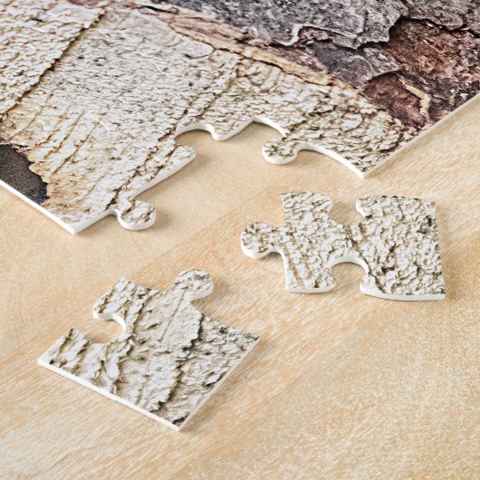 Puzzle Chipmunk dans une pile de bois (Côté)