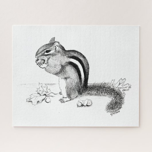 Puzzle Chipmunk Jigsaw (Horizontal)