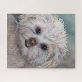 Puzzle Chizu blanc mignon et sucré (Horizontal)