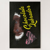 Puzzle Chocolat Labrador Eyes Solid Color 1000 pièce (Vertical)