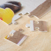 Puzzle Chocolat Labrador Puppy With Toy Duck (Côté)