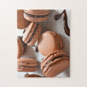 Puzzle Chocolat Macaron Cookies Français Pâtisserie (Vertical)
