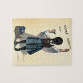 Puzzle Chocolat Menier Petite fille Mur écriture (Horizontal)